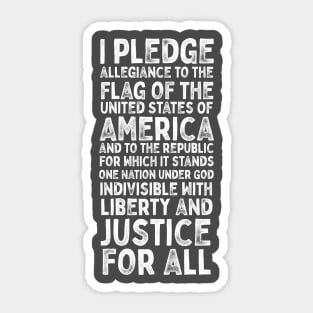 Pledge of Allegiance Sticker